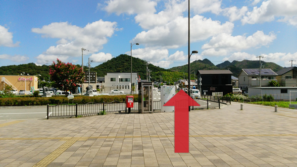 JRひめじ別所駅からお越しの場合のアクセス方法1